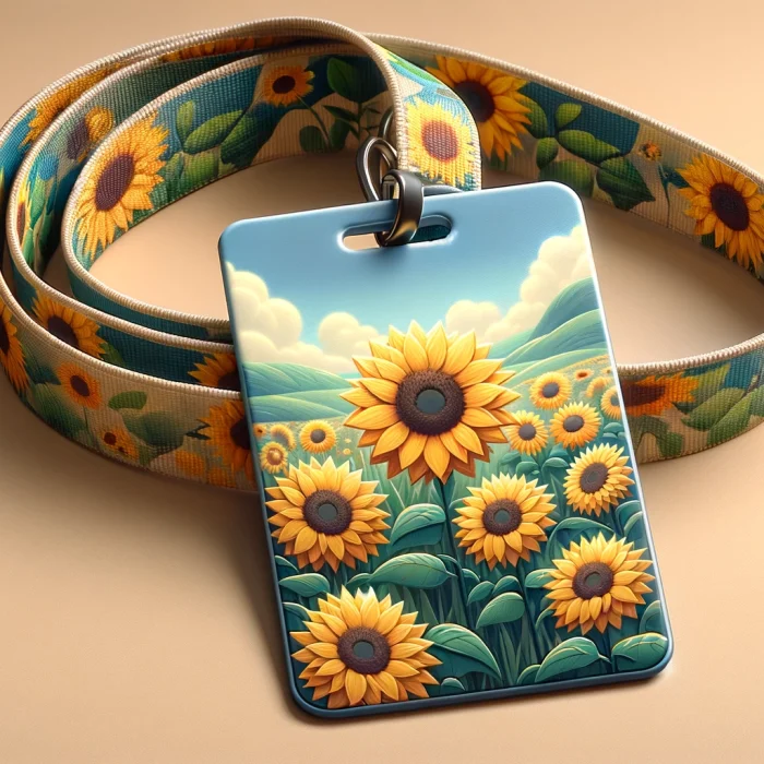 Autismo cordino con i girasoli